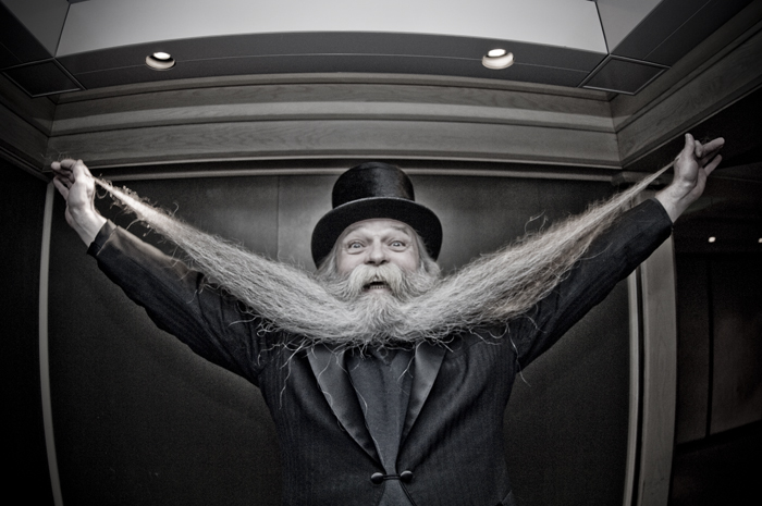 Rooty takes beards to a whole new level at Seattle's annual Beard & Stache Fest.