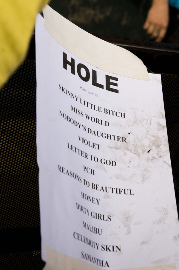 Courtney Love and Hole tore through Spin Magazine's party at SXSW, playing