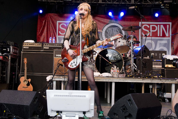 Courtney Love and Hole tore through Spin Magazine's party at SXSW, playing