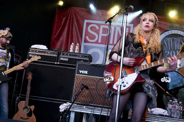 Courtney Love and Hole tore through Spin Magazine's party at SXSW, playing
