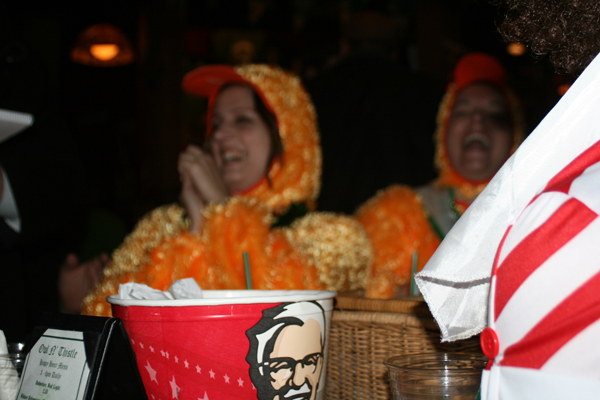 Erin & Melinda have been celebrating St. Paddy's at the Owl & Thistle for 12 years. What nice chicks!