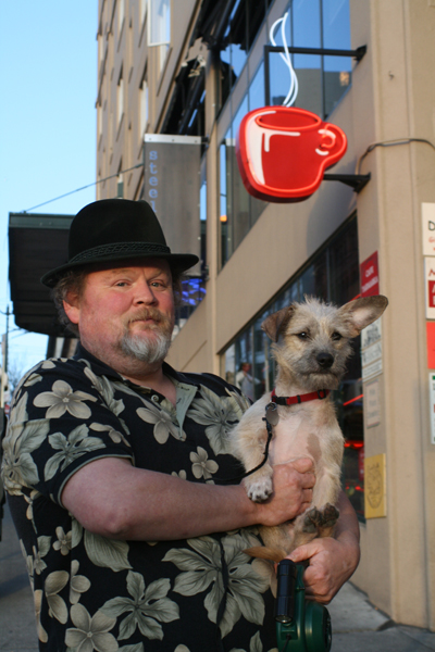 This is Thomas and his Buddy Seamus. Thomas didn't have big St. Paddy's plans because he can't imagine imagine going out and leaving Seamus, to tell you the truth. Now that's a good friend.