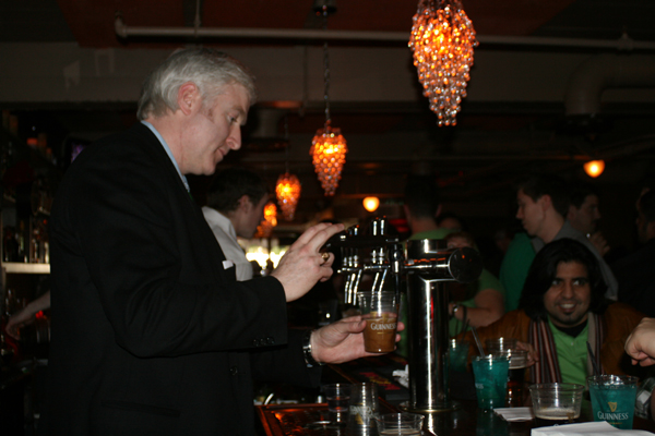 Patrick is the owner of Kells. He is tall and cool, just like the Guinness he pours.