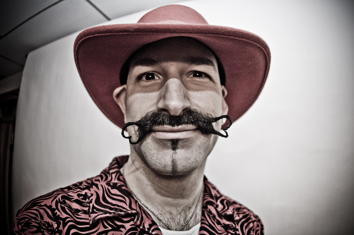 Kisses to Gandhi Jones and his luv-stache.