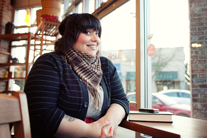 Diana at TeaPot is early for nanny interview.A  She seemed like a great lady.A  I hope she gets it!