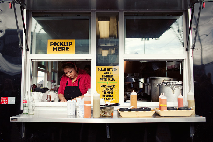 El Camion has some of the juiciest burritos.A  I recommend the marinated pork.