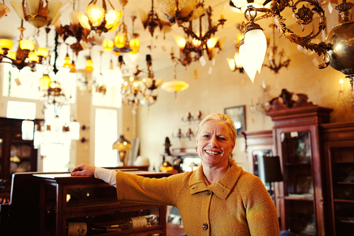 Mary opened Bogart, Bremmer & Bradley Antiques on 80th and 15th when she was pregnant with her daughter Theresa, over 30 years ago.A  Today, Theresa works the store with her.