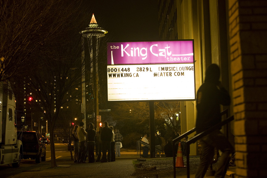 Gwar performed at King Cat Theatre on Sunday night.