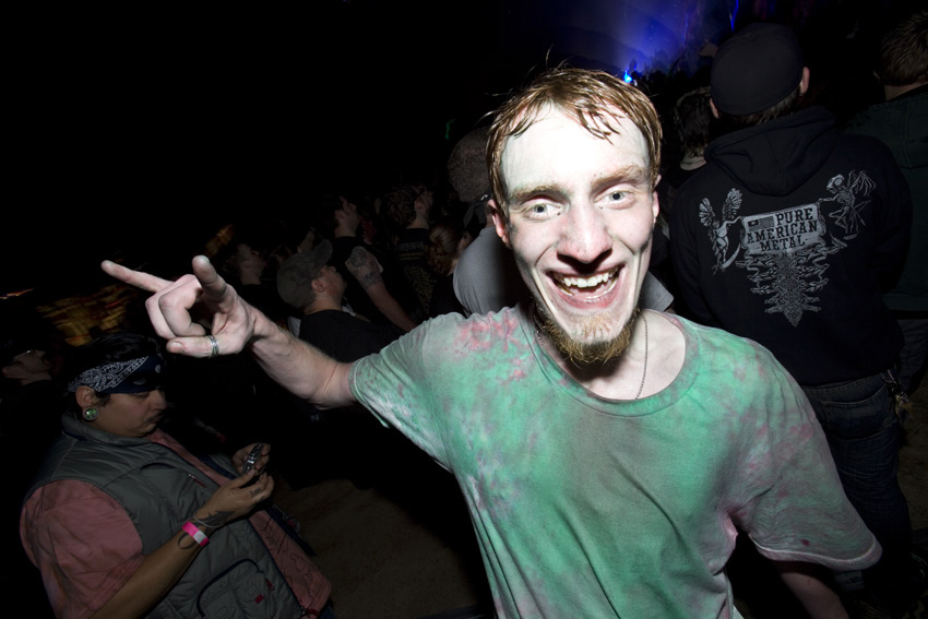 Travis Sylte likes the green alien blood.