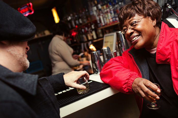 When Francine Reed isn't playing Madame ZinZanni across the street, she is singing back-up in Lyle Lovett's Large Band.  She's in town until January, so catch her at Teatro ZinZanni in Queen Anne while you can. She's a bit of a legend and known for singing one of my favorite songs, Wild Women Don't Get the Blues. They sure don't, honey!