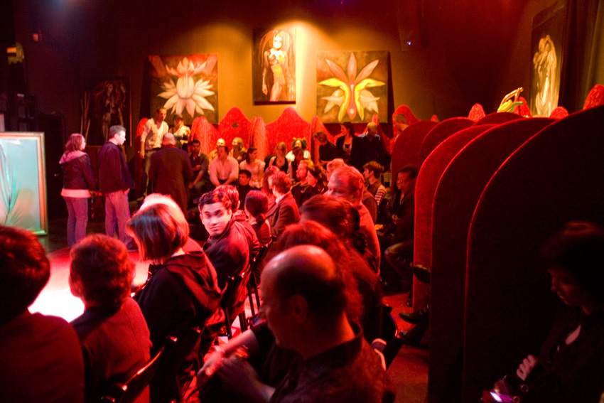 The audience awaits.