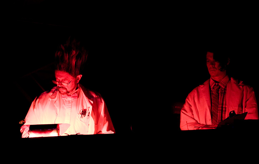 Lighting Designer Dan Brunner (on left)