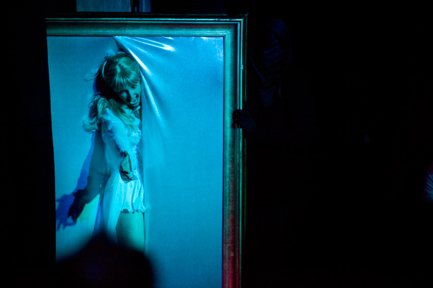 Slipping into a nightmare mirror.