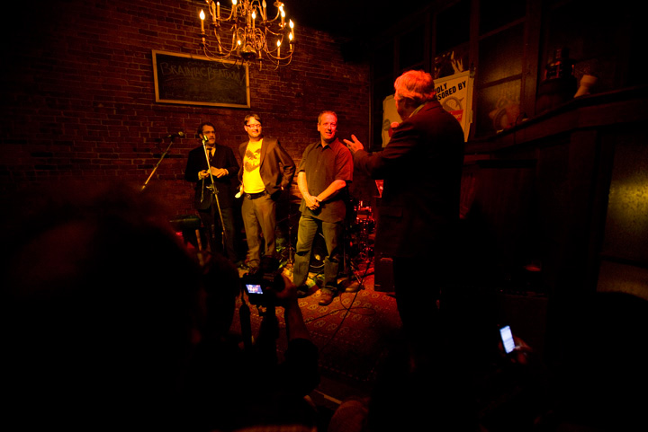 Seattle Weekly Managing Editor Mike Seely and our good friend, Long Winters