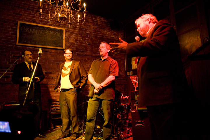 Seattle Weekly Managing Editor Mike Seely and our good friend, Long Winters