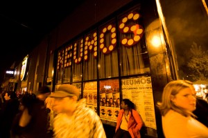 Outside Neumos around midnight.