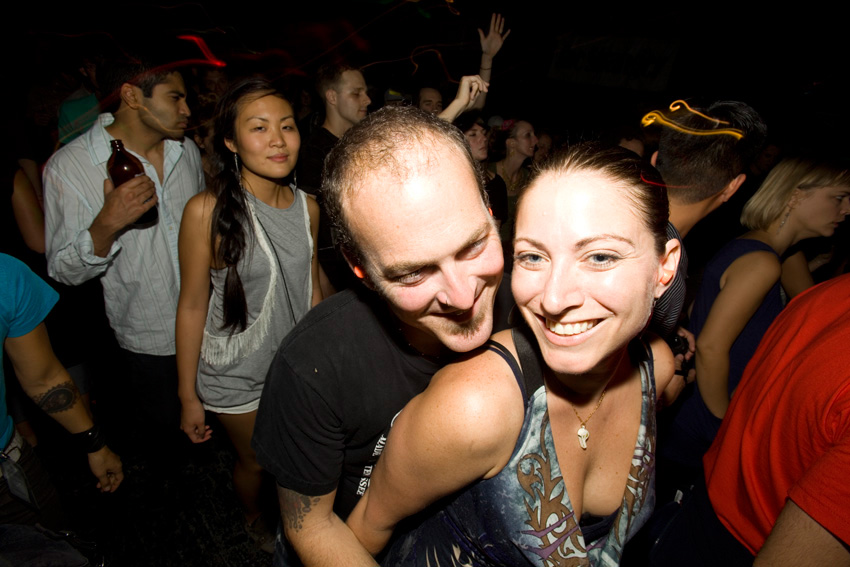 Dancing to DJ Mala at Neumos.