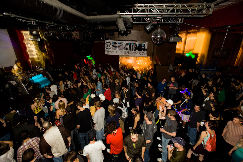 The Neumos crowd during DJ Mala.