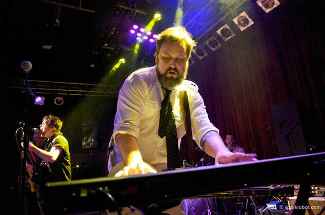 Memphis Radio Kings, Wednesday, September 23:  A few years back, Memphis Radio Kings found itself at a crossroads.  The choice: to be a Tweedy band, or a Farrar band.  MRK decided to veer off the dusty path they'd been following for about a decade, fleshing out their standard Americana sound with some instrumental and stylistic forays.  At first, it was just a bit of synth here, a pop-rock structure there.  With 2006's Four, the band managed to weave the two sides of its personality together pretty accommodatingly, pleasing old fans and winning new ones with the same album.  With this year's Another Punch from a So-Called Friend, the band has stepped firmly off the back porch, largely distancing itself from its roots.  The result is something of a mixed bag, sounding energetic and exciting when it works, awkward and forgettable when it doesn't.  Even the missteps are exciting in their own way; it's great to see a band taking some risks.  When was the last time you saw a successful group, with a strong local and growing international fan base achieved through years of perfecting its approach to a very specific style of music, throw caution to the wind and decide to completely reinvent itself?  Exactly.  MRK -- you've got us on board.  Just lose the silly vocal effects. With Coles Whalen, Jenni Potts, Sarah Furry, Corner State. Studio Seven, 110 S. Horton St. 286-1312. 7 p.m. $7 adv., $8 dos. All ages. Note by NICHOLAS HALL