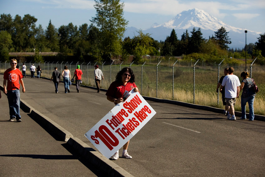 On the way into Endfest you could buy Def Leppard and Poison tickets for 10 bucks.