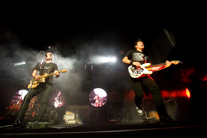 A reunited Blink 182.