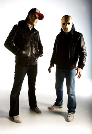 MSTRKRFTIt took them about three years, but Canadian electro-house duo MSTRKRT finally released the follow-up to their acclaimed debut, The Looks. Titled Fist of God, Jesse F. Keeler and Al-P's sophomore disc delivered hard, grimy beats punctuated by good ol' American rock and fresh cameos by MCs such as Ghostface Killah and E-40. At times, the hockey-mask wearing jocks/producers take too much glee in journeying to the dark heart of the matter, as evidenced by the torturous breakdown of Vuvuvu. But on other tracks, such as album closer 1,000 Cigarettes, the Metallica-like guitar riffs and the propulsive street chants of guest MC Freeway combine to make for a delicious hardcore romp. Rockstar Stage, 8:30 p.m. Note by KEVIN CAPP