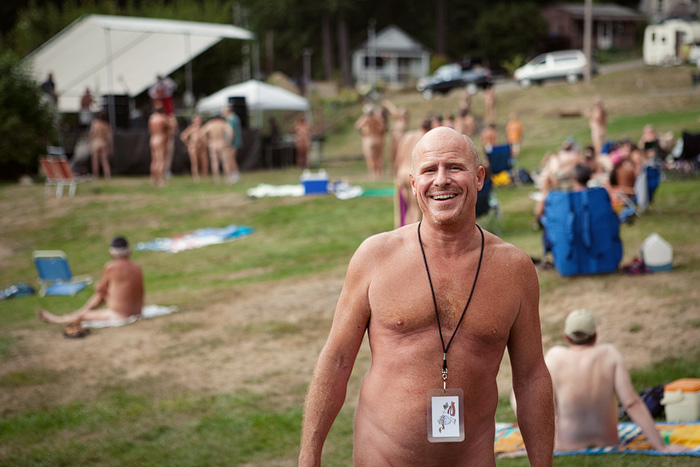 Mike, one of the Nudestock organizers.