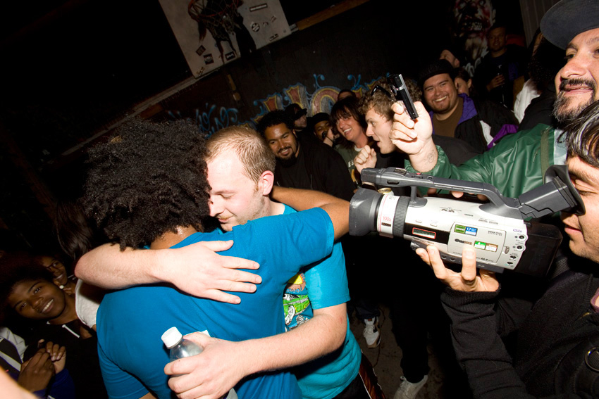 And hugs all around.