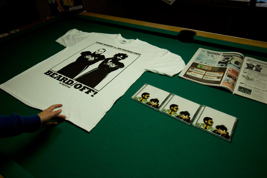 The event was significant enough to command its own schwag.