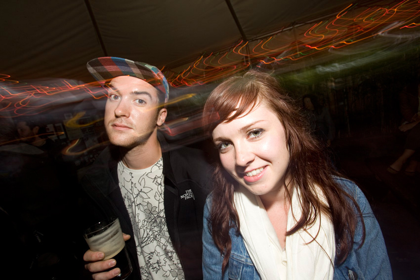 Peeps enjoying the festivities.