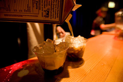 Naturally, White Russians were had.