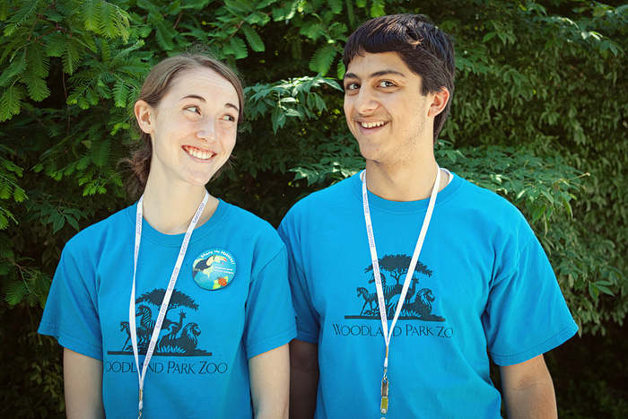 Jessica & Sammy went through training in March to be members of Zoo Corps, the teen volunteer program at the zoo.