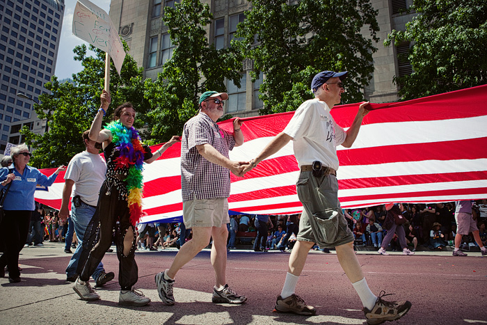 Hands across Seattle.