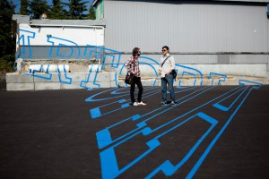 Even the streets and buildings were excited about this event.