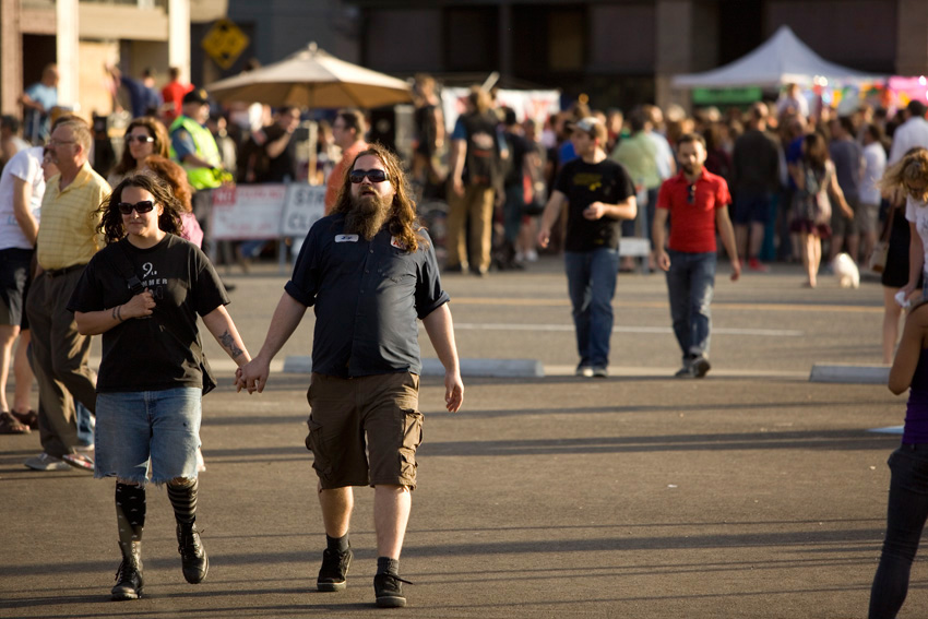 Saturday's Artopia event was a smash, with perfect weather, great bands, hot