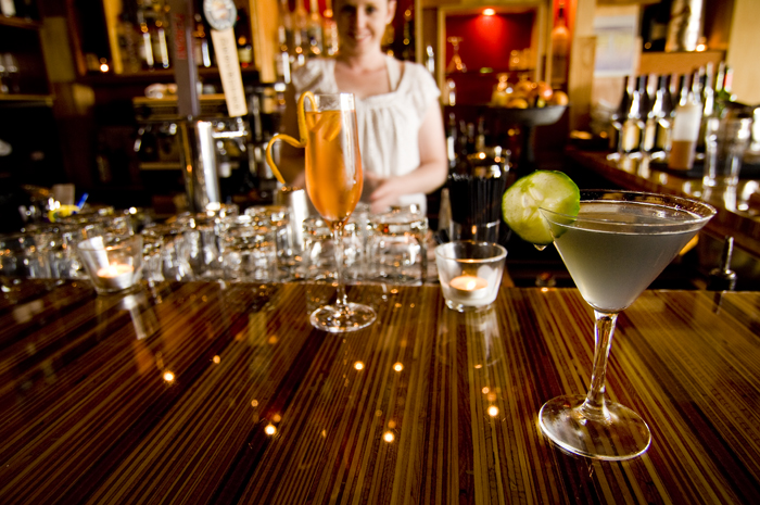 The woodshop chic the brothers introduced at How to Cook a Wolf has taken on a psychedelic cast.