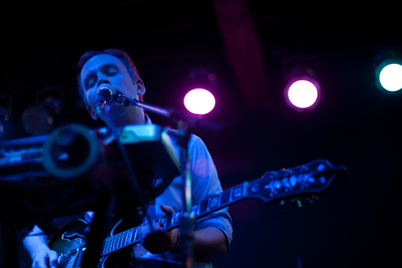 Photographer Laura Musselman caught Jens Lekman playing a set at the Crocodile
