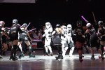 The Throttle Rockets save princess Leia. The force helped them win their match against Grave danger at Rat City Rollergirl's championship bout at the KeyArena on Saturday, May 30.