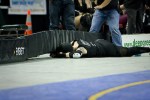 Not surprisingly, rollerskates and body slamming sometimes results in injuries.