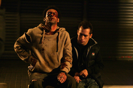 PICK: The One-Handed Trick: Like a cross between Ratso Rizzo in Midnight Cowboy and Christy Brown in My Left Foot, Cuajo (slang for tadpole) is a scrawny, touchy gimp who won't let disability stand in the way of his dreams. In a poor section of Barcelona, he wants to be a rapper, to build his own recording studio where he and his best friend Adolfo can make music, never mind that he has cerebral palsy. Bathing and walking are a struggle, yet perhaps for this reason he's the most enterprising hustler in the 'hood. While most others around him, including Adolfo, struggle with drugs, Cuajo is ceaselessly working. The movie has all the same urgency, speeding through its simple, familiar story with convincing detail. This is the new polyglot Europe, where Arabs and African immigrants (including Adolfo's father) live cramped together in public housing. A slo-mo wedding scene combines traditional Catalan dancing and hip-hop. Yet even as our two heroes seem on the verge of success, their families are mired in the old culture of despair. Failure and anger spread as if by virus from one generation to the next, giving the film a bleak, realistic tone. As Cuajo, rapper Juan Manuel El Langui Montillo gives a fierce, unsentimental performance. Confidently firing rapid-fire rhymes into the microphone, he's utterly his own man, one who doesn't need anyone else's help or pity. (NR) BRIAN MILLER Also: SIFF Cinema, 1:30 p.m. Sat., June 13.