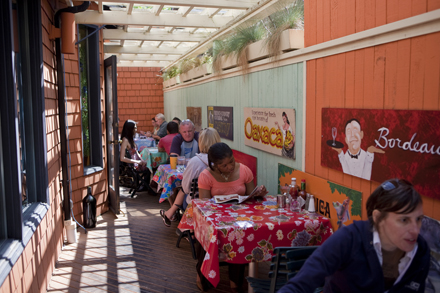 Coastal Kitchen: You have to be lucky or run a savvy campaign to score a table on Coastal Kitchen's hidden back patio, but it'll make up for all the time you spent out front rubbing coffee cups with North Capitol Hill's hoi polloi. 429 15th Ave. E., 322-1145, CAPITOL HILL  Chowfoods.com/coastal Edited by Jonathan Kauffman