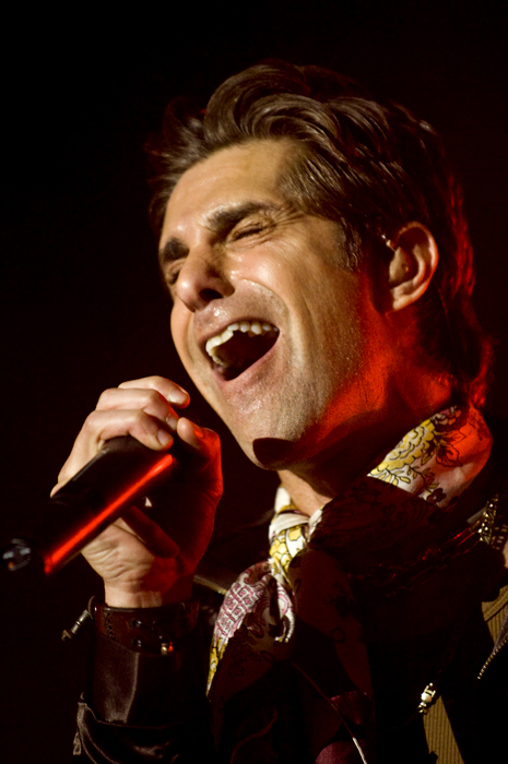Of Jane's Addiction, Jonathan Cunningham said: Perry Farrell, the true leader of Jane's Addiction, seems a little creepy to me. He also seemed old. And I hate to say that...I really do.