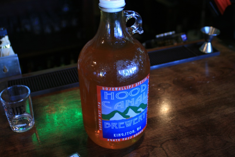 And this growler of Imperial Pilsner cost me $20. Never spent that on a growler. And the case of Bud for $16 at the Shell station started lookin' pretty good.