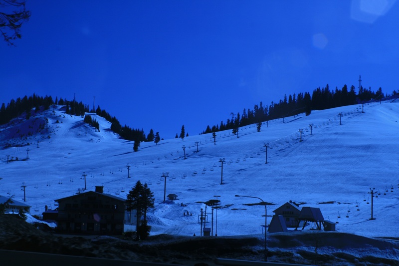 Yeah, the weather's turning down here, but Snoqualmie still has some snow. So, if you're planning on camping on the way over, plan for it.
