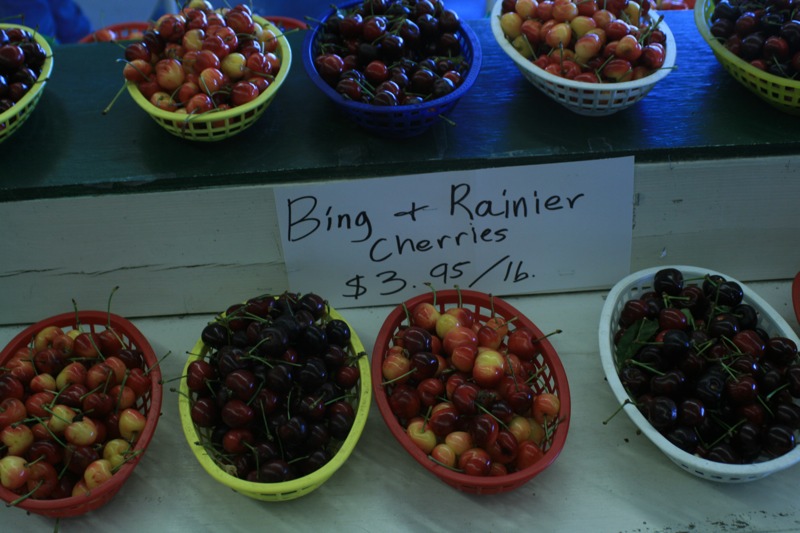 But, the cherries should improve as the summer progresses.