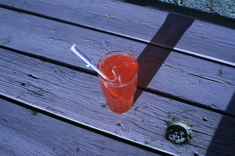 His sister, Ana, serves all kinds of drinks, including this watermelon water, which tastes exactly like you wish a Jolly Rancher would.