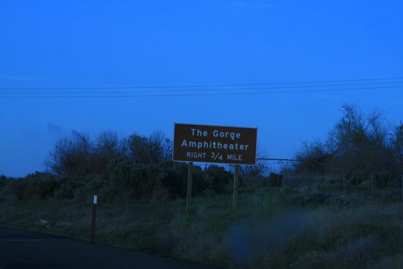 At this point you're almost there. The Gorge really is just past Vantage, across the Columbia.