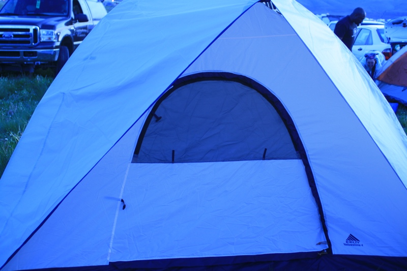 Home sweet home. The Gorge camping pre-sale is sold our for Sasquatch, but some tickets are available at the gate. If you're denied entry, head back to the gas station at Vantage and ask them to point you toward the nearest free campground.