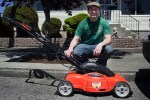 Jared scored with this Lawn Hog electric mower, which retails for over $200. He paid $20.
