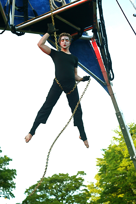 Performance troupe The Cabiri performed Daedalus Rising and celebrated their 10th Anniversary